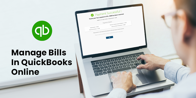 Manage Bills in QuickBooks Online