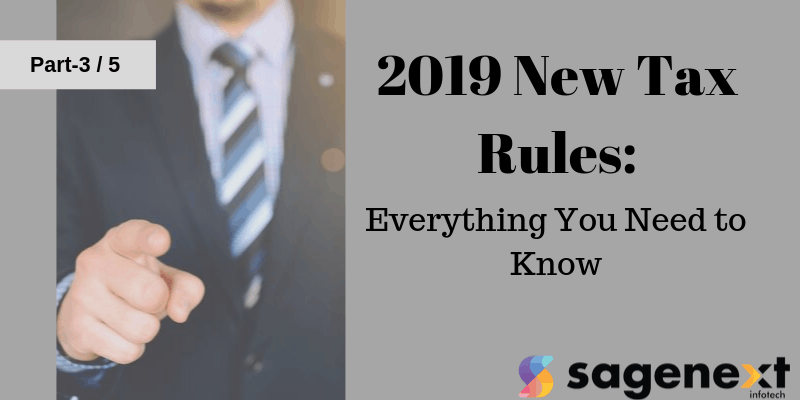 New tax rules for 2019