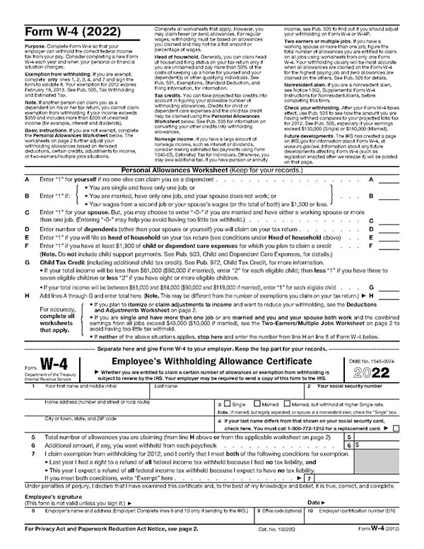 Form W-4