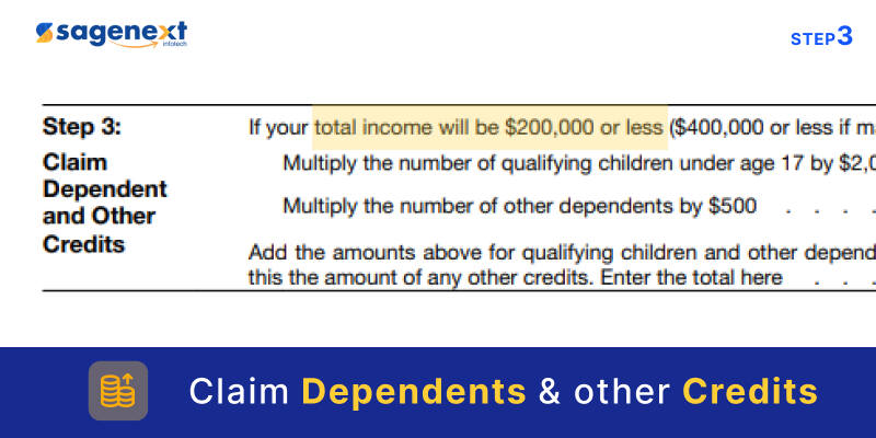 STEP 3 Fill Out IRS Form W-4