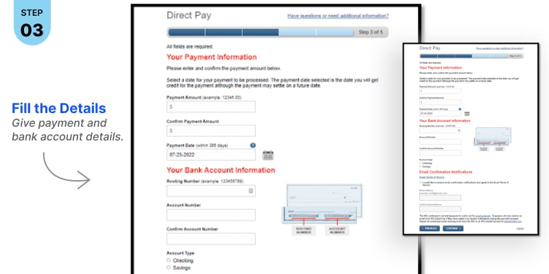 Give payment and bank account details K9