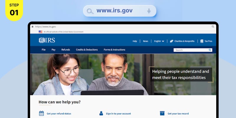 Go To IRS Website homepage K1