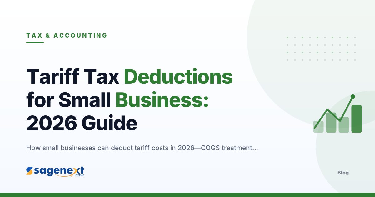 Tariff Tax Deductions Small Business: 2026 Guide