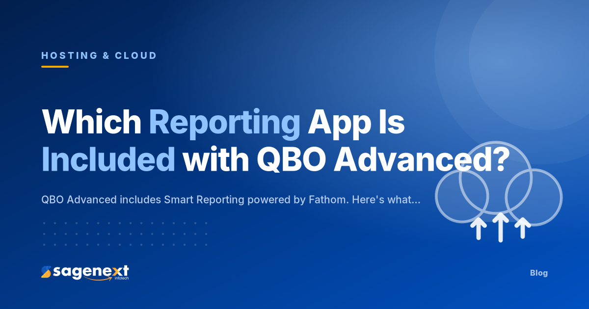 Which Reporting App Is Included with QBO Advanced?