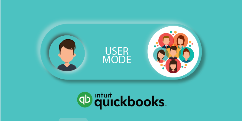 change user mode of QuickBooks company file