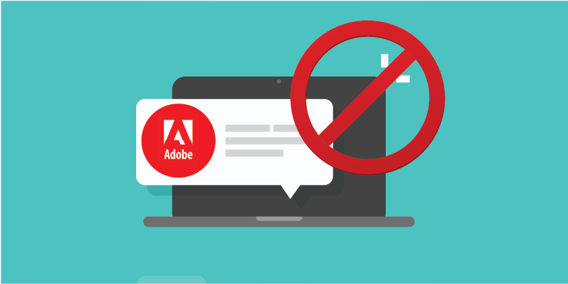 disable the Adobe ID sign-in pop-up Window