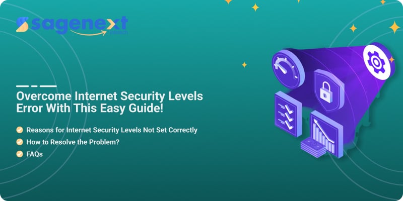 Resolve Internet Security Levels Error