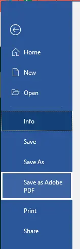 How To Enable Save As PDF Option in Microsoft?