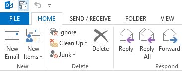 Enable Email Forwarding in Outlook Step 1