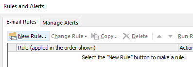 Enable Email Forwarding in Outlook Step 3