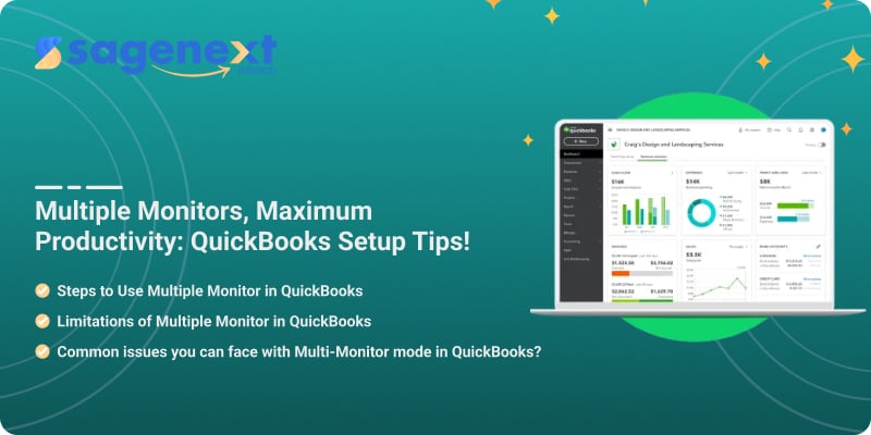 Use Multiple Monitor in QuickBooks