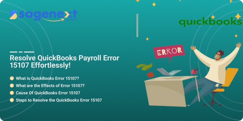 How to Fix QuickBooks Error 15107?