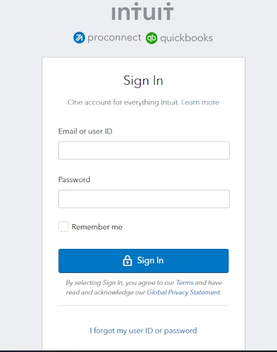 sign in to Intuit account to download ProSeries Tax Software