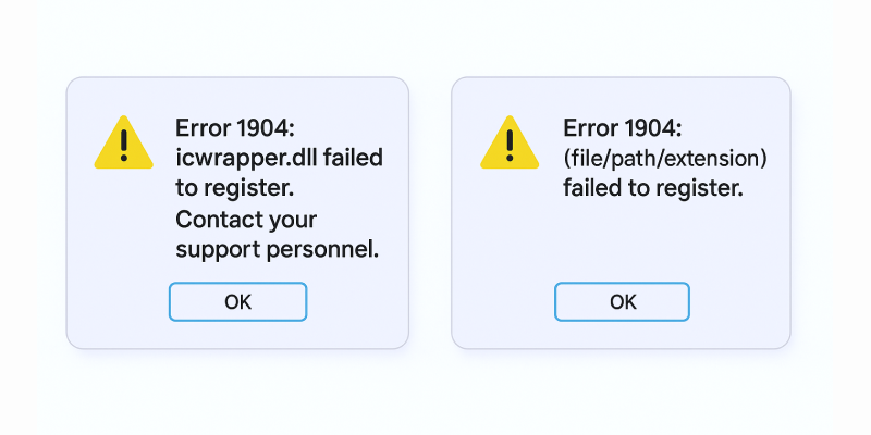 QB Error 1904