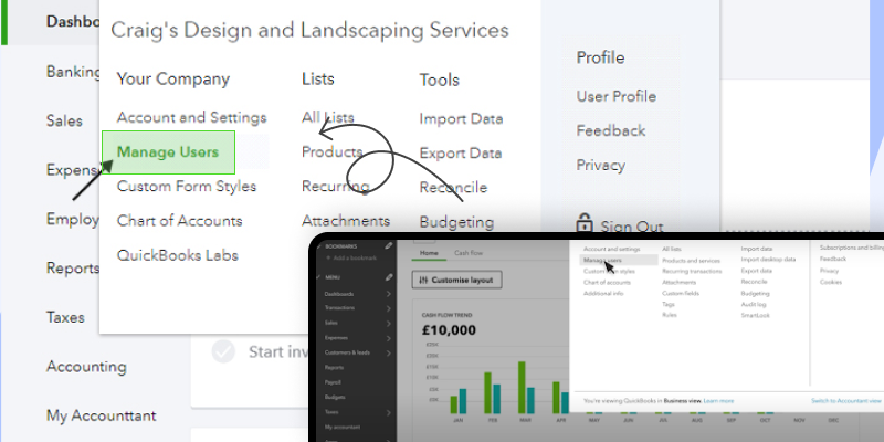 Solution 1 Add a QuickBooks User