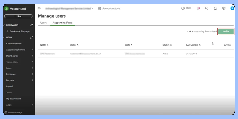 Solution 2Add a QuickBooks User step 2