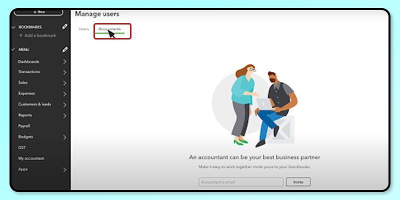 Solution 2Add a QuickBooks User step 4