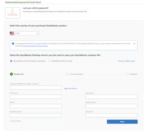 Reset QuickBooks Password Using Automated Password Reset Tool