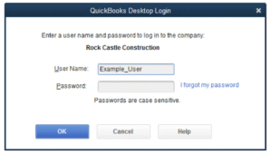 Reset my Password in QuickBooks step 2
